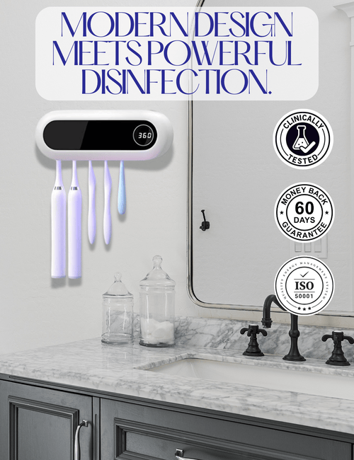 Eliminate Bacteria, Prevent Infections, and Brush with Peace of Mind.