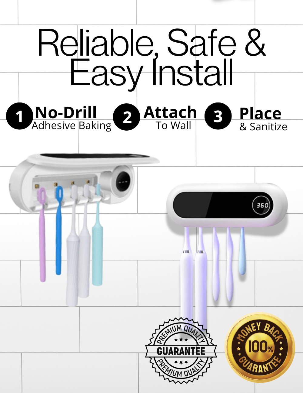 Eliminate Bacteria, Prevent Infections, and Brush with Peace of Mind.